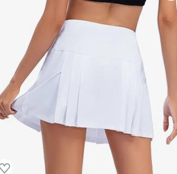 White Tennis Skirt Size XS - Image 2