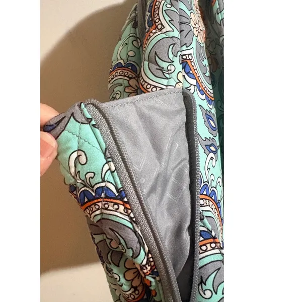 Vera Bradley Essential Compact Backpack Women OS Fan Flowers New Quilted‎ Cotton - Image 15