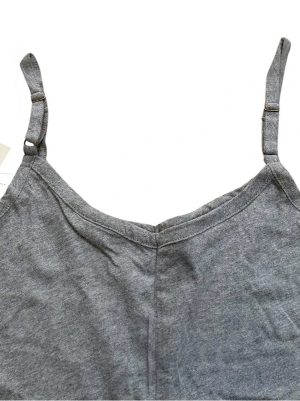 Coyuchi Womens Solstice Organic Short Romper Gray Heather XSmall NWT - Image 7
