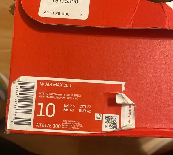 Nike W AIR MAX 200 Shoes SIZE 10 - Image 4