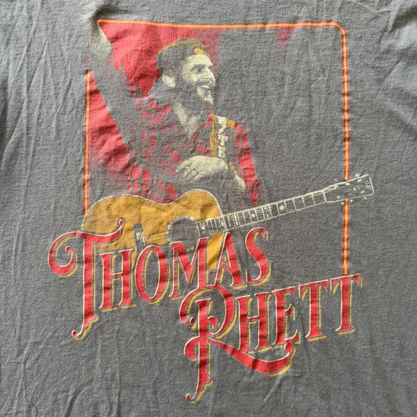 Thomas Rhett Concert Tour Tee Gray Size L - Image 5