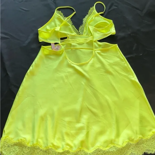 Victoria's Secret Satin & Lace Slip Dress (L) - Image 2
