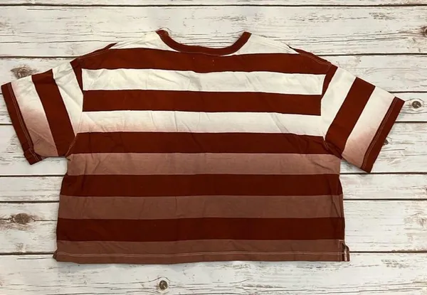Madewell Dip-Dye Oversized Tee in Groton Stripe - Image 3