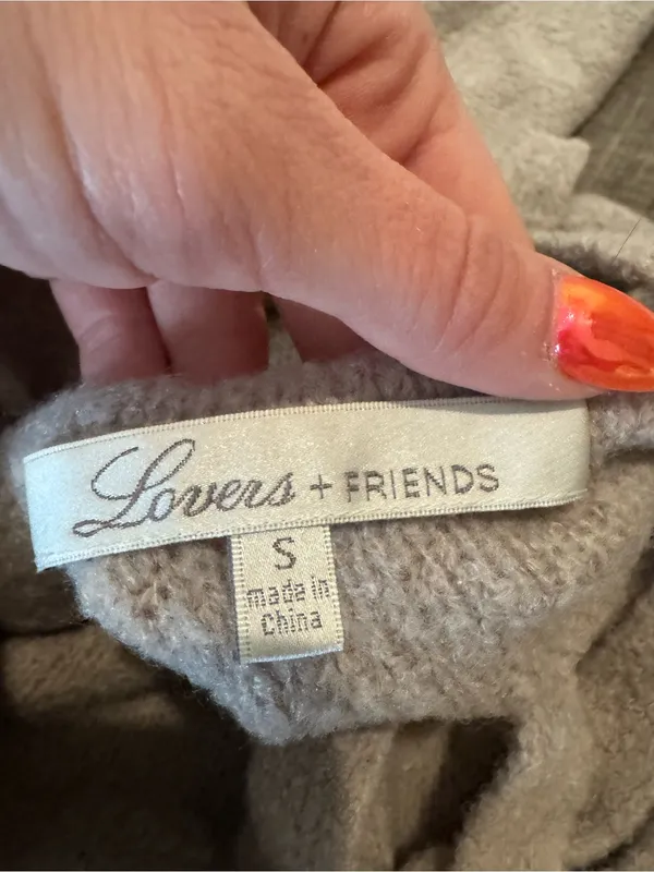 Lovers + Friends Revolve Knit Long Sleeve Sweater Dress - Image 6