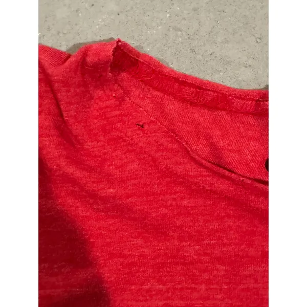 Holloway Juniors Wisconsin Badgers Go‎ Bucky Pocket Long Sleeve Shirt Red Size M - Image 5