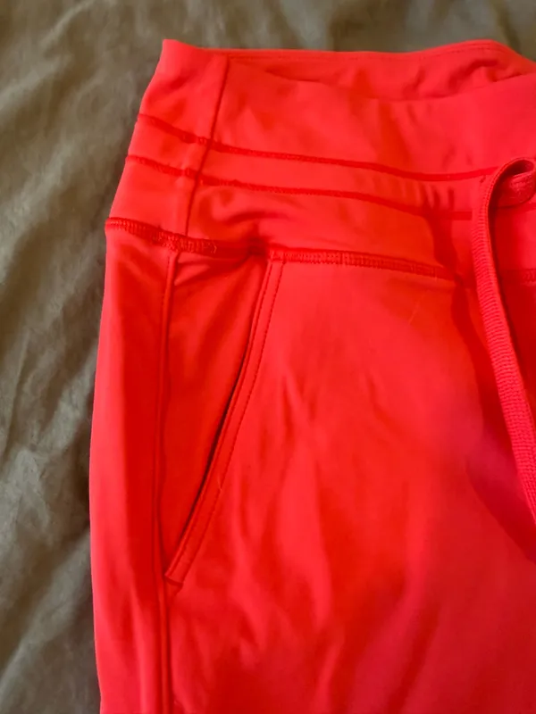 Halara Bright Red Cuffed Joggers/Scrubs - Image 3