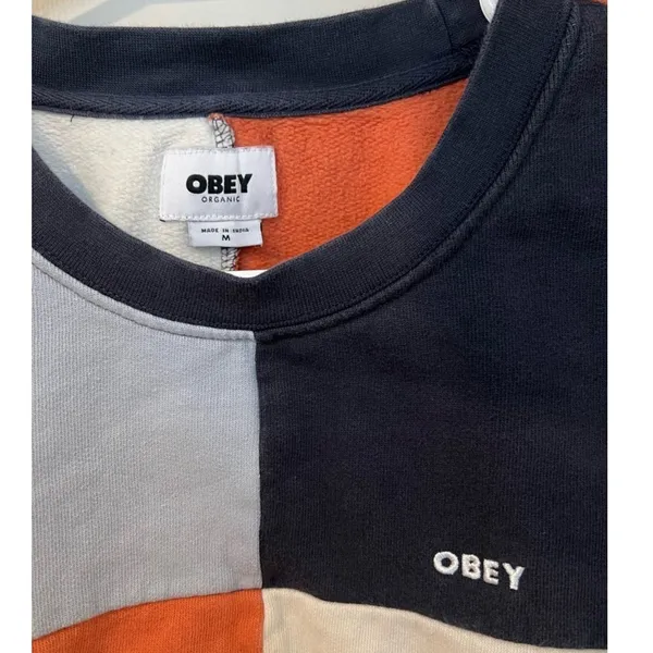 Obey Lockdown Colorblock Crewneck Sweatshirt - Image 3