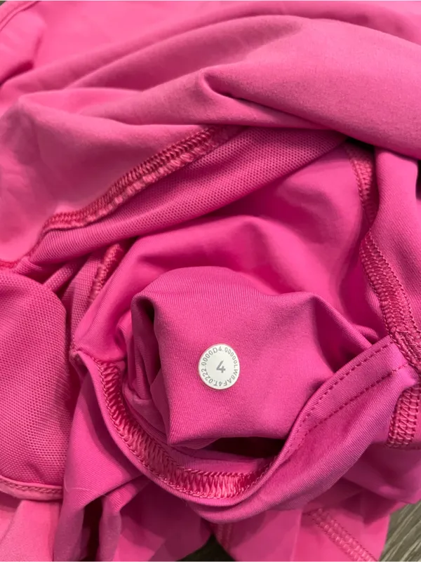 lululemon athletica Hotty Hot High-Rise Skirt Pink Athletic Skort Size 4 - Image 7