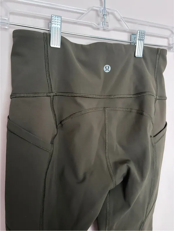 Lululemon All the Right Places Crop II Dark Olive - Image 7
