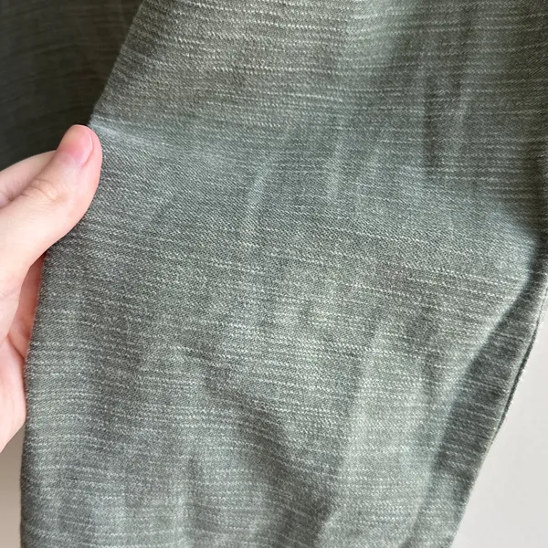Express Vintage Ankle Extreme High Rise Pants, Army Green, Size 12R - Image 11