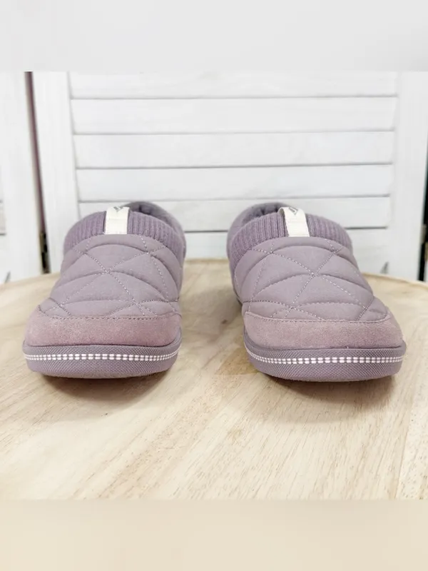 Skechers Cozy Campfire Camp Nap Faux Fur Lined Slippers Mauve Purple Size 6 - Image 2