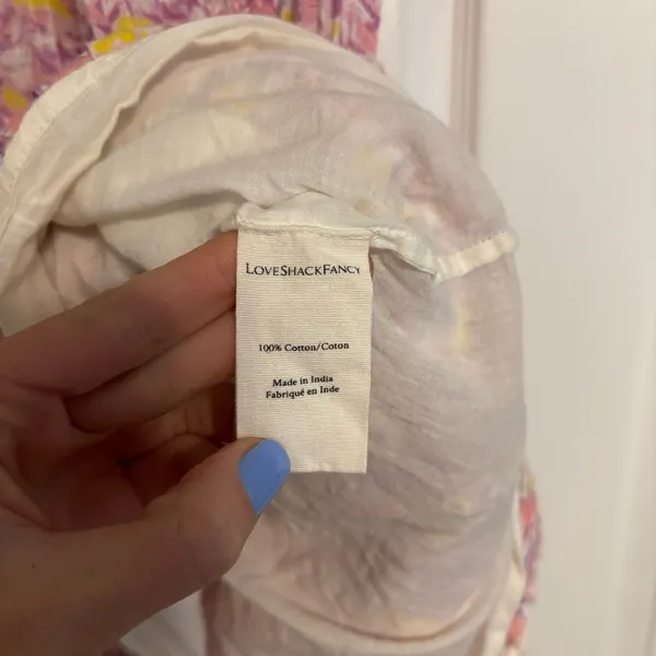 LoveShackFancy Liv Mini Dress in Jersey - Image 8