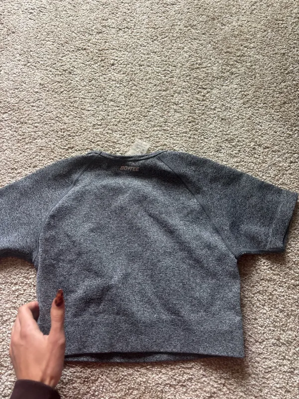 Bo and Tee Top Dark Gray S - Image 3