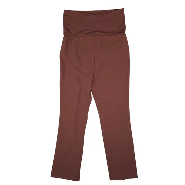 Destination Maternity Treggings Women Large Brown Over Belly Seamed Ankle Length - Image 2