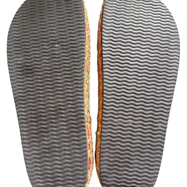 Free People Vibrant Orange Buckle Sandals - Image 7