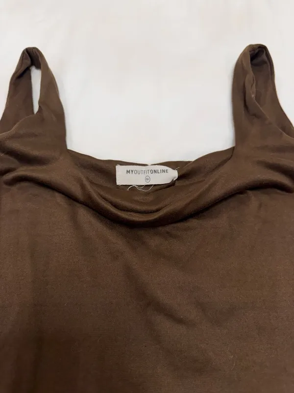 My Outfit Online brown tank top - Image 2
