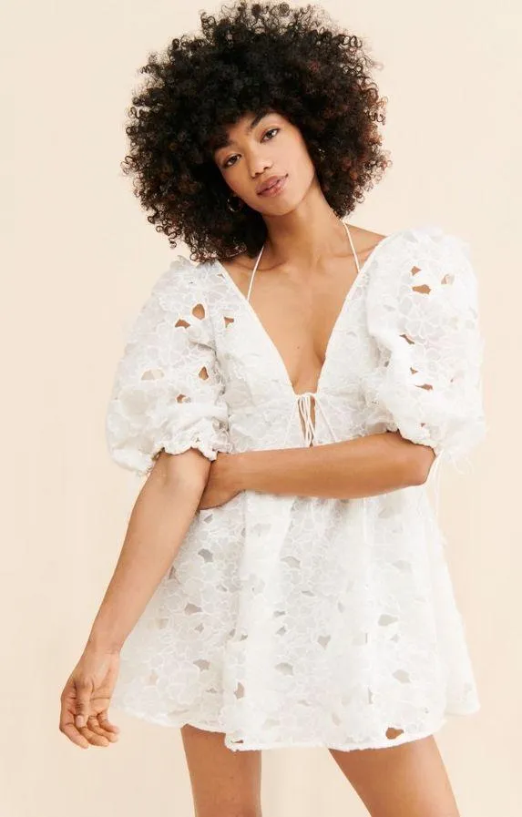 For Love & Lemons Leighton Mini Dress - Image 6