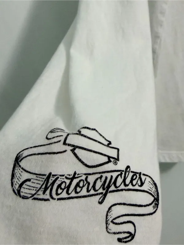 Harley-Davidson white graphic tee Bootlegger Knoxville Tennessee XL - Image 9