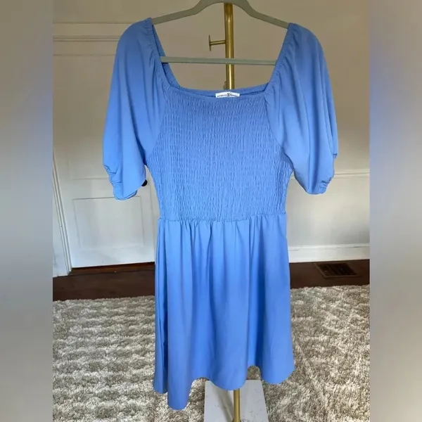 Michelle‎ McDowell Coquette Mini Dress Square Neck Cottagecore Feminine Romantic - Image 2