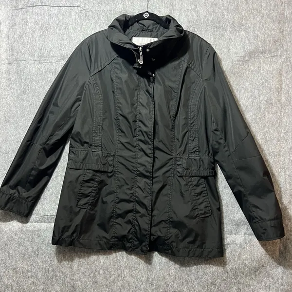Weatherproof‎ Jacket Womens XL Black Lightweight Utility Zip Front Coat - Image 11