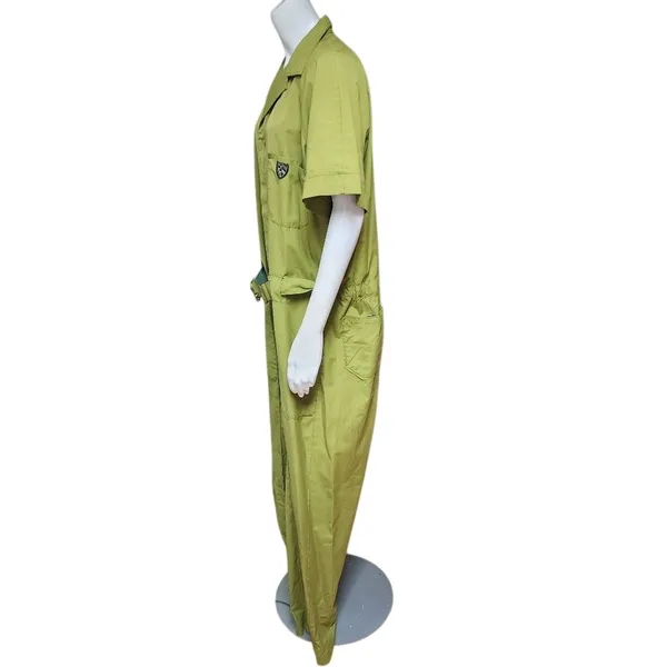 Vintage 70s Green Unisex Utility Jumpsuit - Image 3