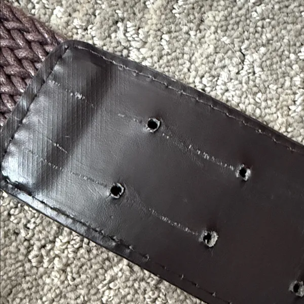 Vegan Leather Waist Belt Brown - Image 4