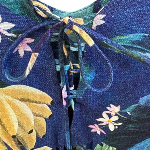 EUC Anthropologie Farm Rio Tropical Floral Maxi Dress Size Small - Image 4