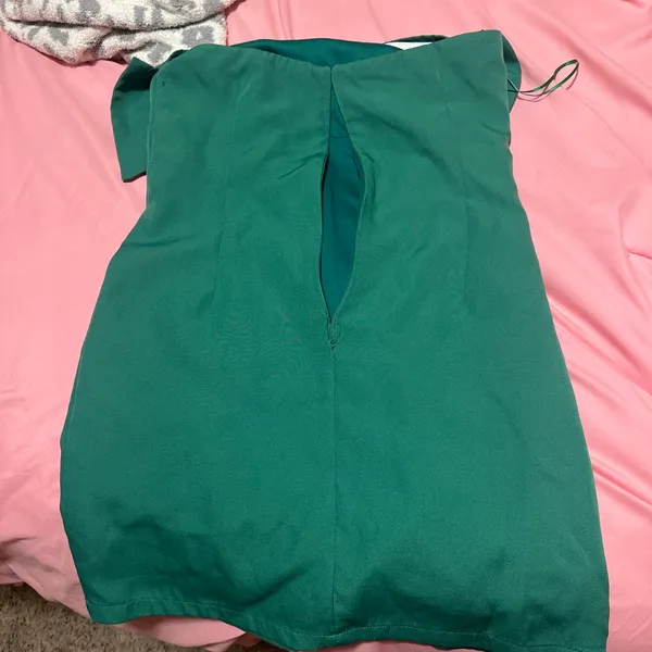 TCEC Emerald Green Mini Bow Dress - Image 4