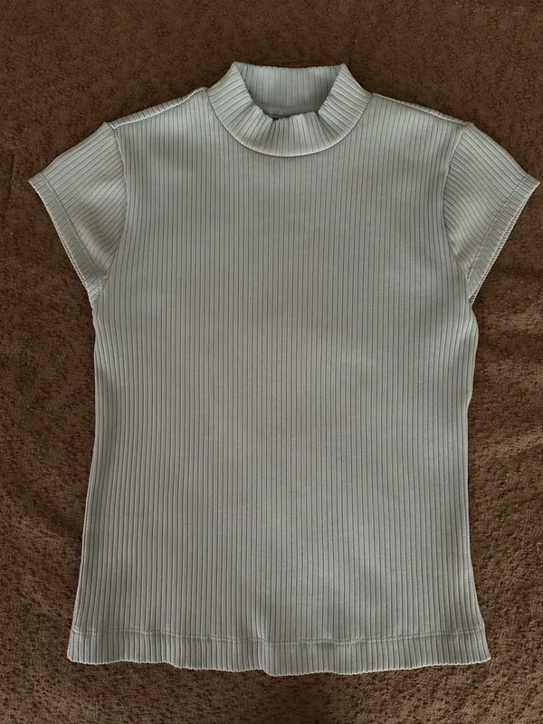 Old Navy High Neck Ribbed Shirt - Image 4