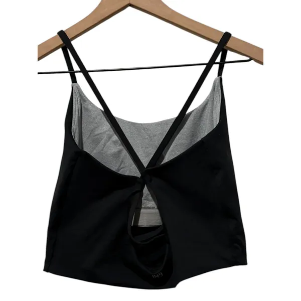 Born Primitive Women Sports Bra Sz L Black Criss Cross Back Padded Athletic Gym - Image 2