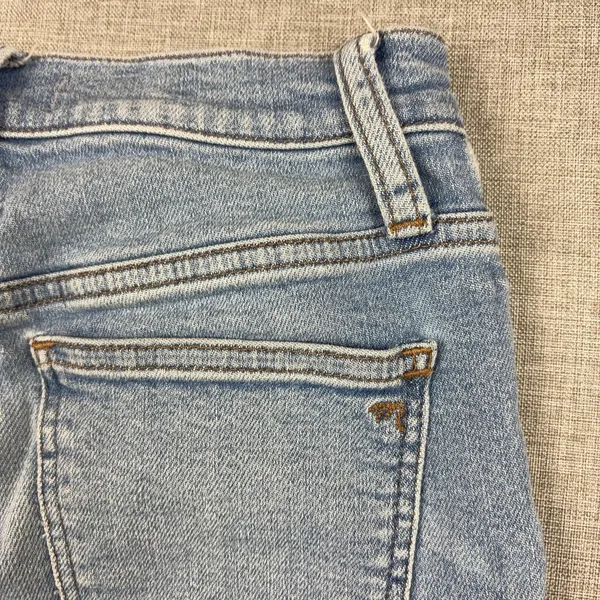 Madewell Jeans Womens 23P Stovepipe Blue Straight Slim Light Wash Denim 5-Pocket - Image 11