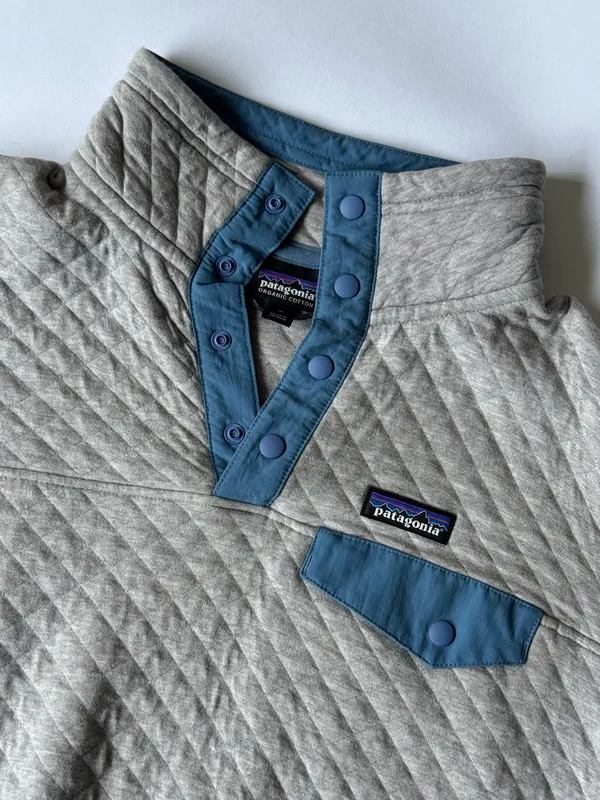 Patagonia Gray Organic Cotton Quilt Snap-T Pullover - Image 2