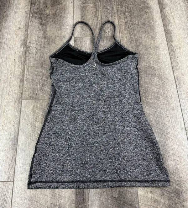 Lululemon Dark Grey Power Y Tank - Image 5