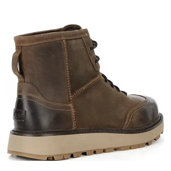 UGG Idyllwild Lace Boots Oak 1171353 Men Size 9 Brown Lace Up Leather - Image 2