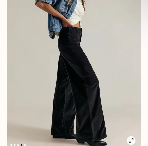 We The Free Libre Cord Wide-Leg Jeans size 26 - Image 4