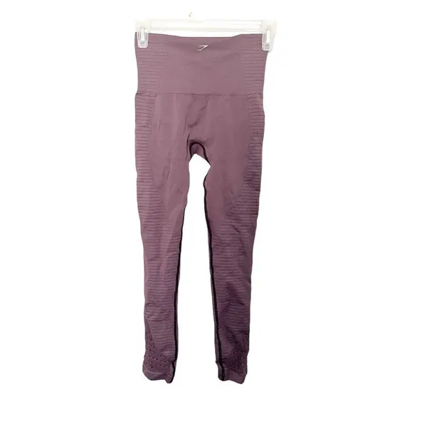 ‎Gymshark Purple Athletic Leggings XS - Image 2