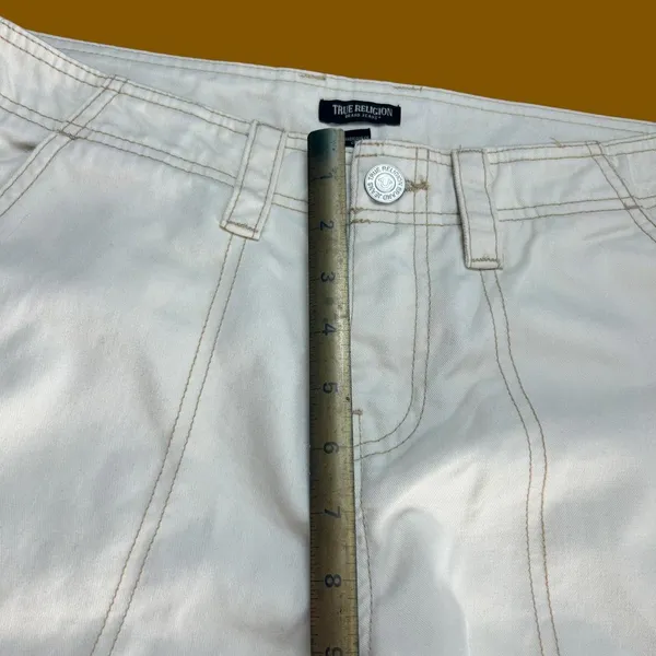 True Religion White cargo pants nwt - Image 3