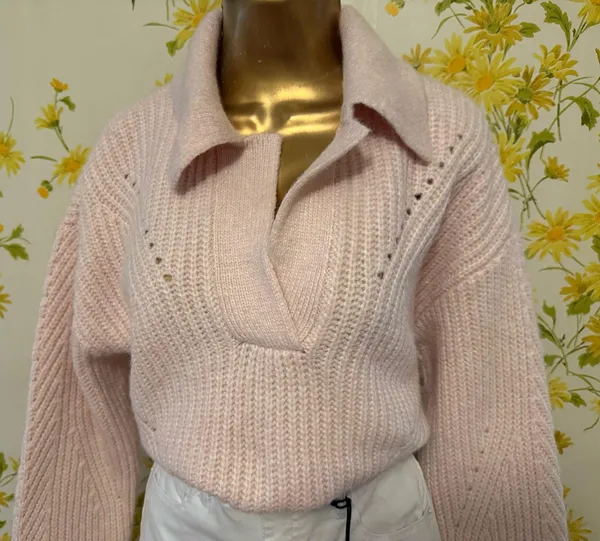 Ryegrass pullover sweater size L Pink Size L - Image 2