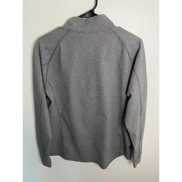 Carhartt Women's XL Force Jacket Half Zip Pullover‎ Grey Long Sleeve Utility - Image 2
