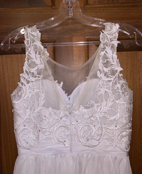 PromGirl Formal Homecoming Dress White - Image 3