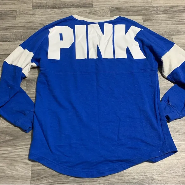 🌿Victoria’s Secret Royal Blue Long Sleeve Shirt - Image 8