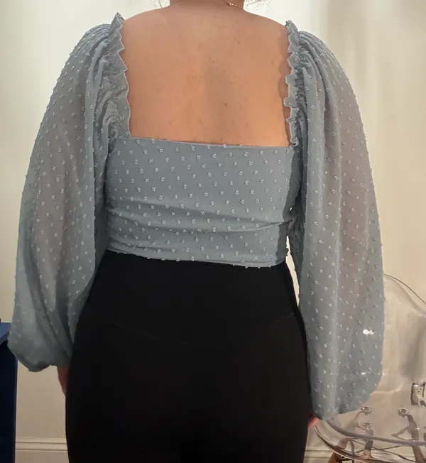 SheIn Long Sleeve Crop Top - Image 5