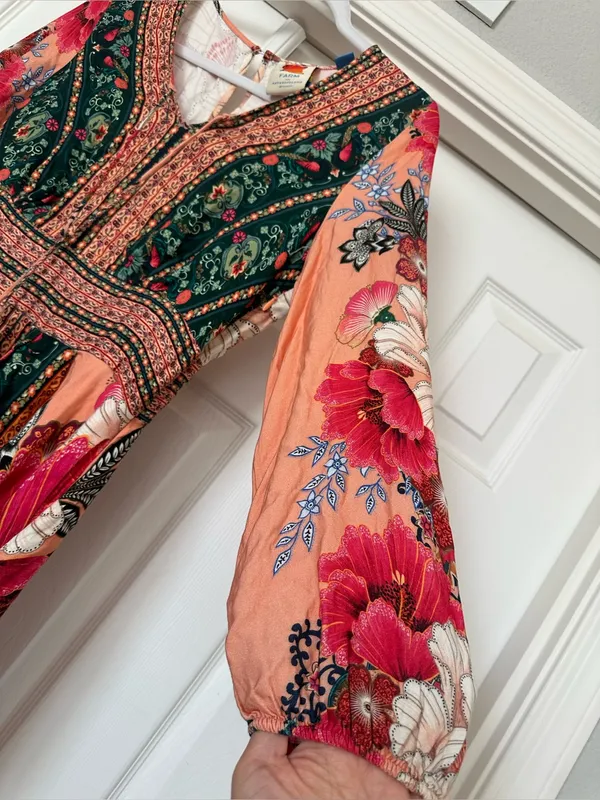 Farm Rio x Anthropologie Topanga Mini Dress size small - Image 5