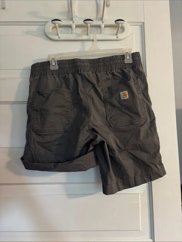 Carhartt Gray Elastic Waist Casual Shorts - Image 2