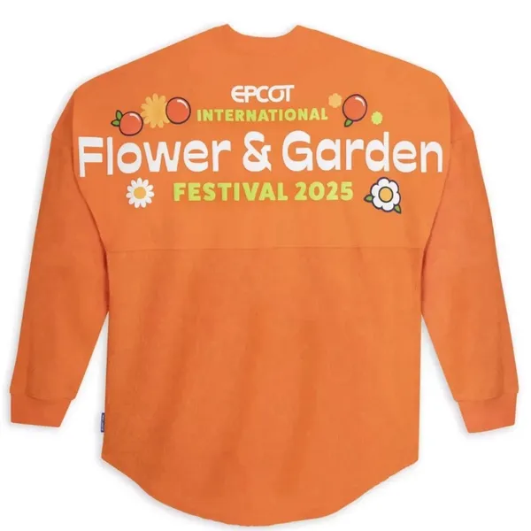 Disney Parks 2025 Epcot Flower Garden Festival Orange Bird 30th Spirit Jersey - Image 2