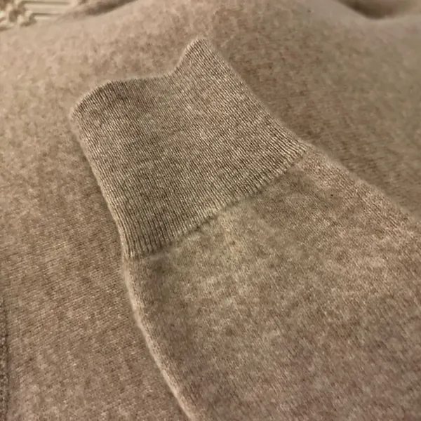 Quince Mongolian Cashmere Tan Women's Sweater - Image 5