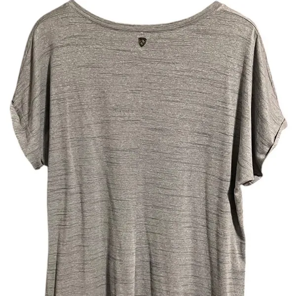 KÜHL Gray V Neck Short Sleeve Performance Tee Shirt XL - Image 8