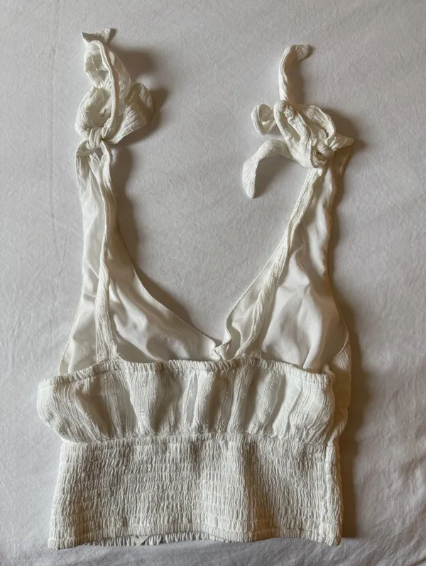 Hollister White Tank Top - Image 2
