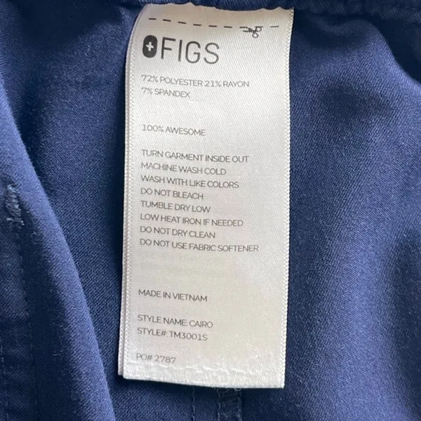 Figs bottom scrubs pre owned size M/S - Image 9