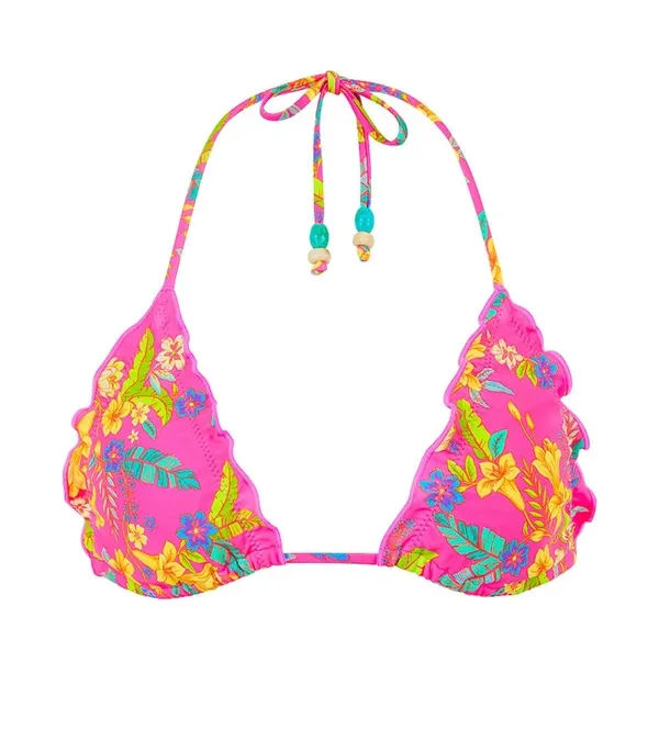 Kulani Kinis Viva Vacation - Lettuce Edge Bralette Bikini Top and Bottom - Image 2